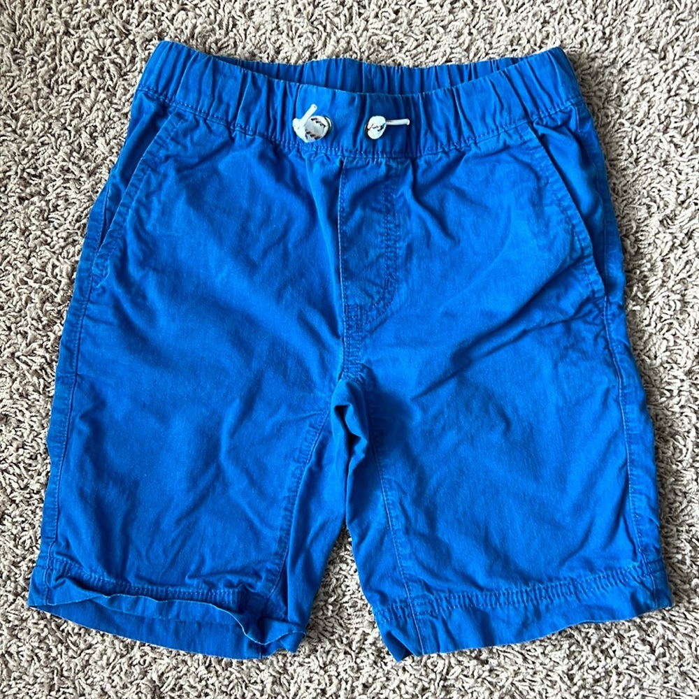Hanna Andersson boys size 8 blue shorts